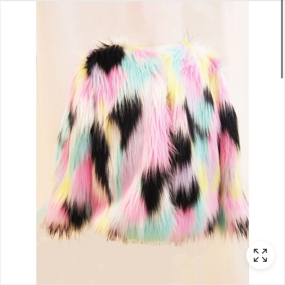 Dust long shaggy Jacket for kids